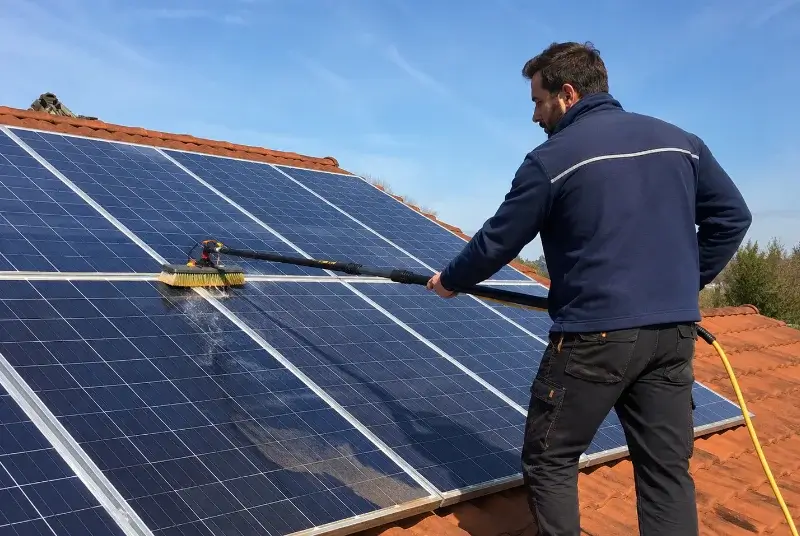Nettoyage et entretien de panneaux solaires à Souzy
